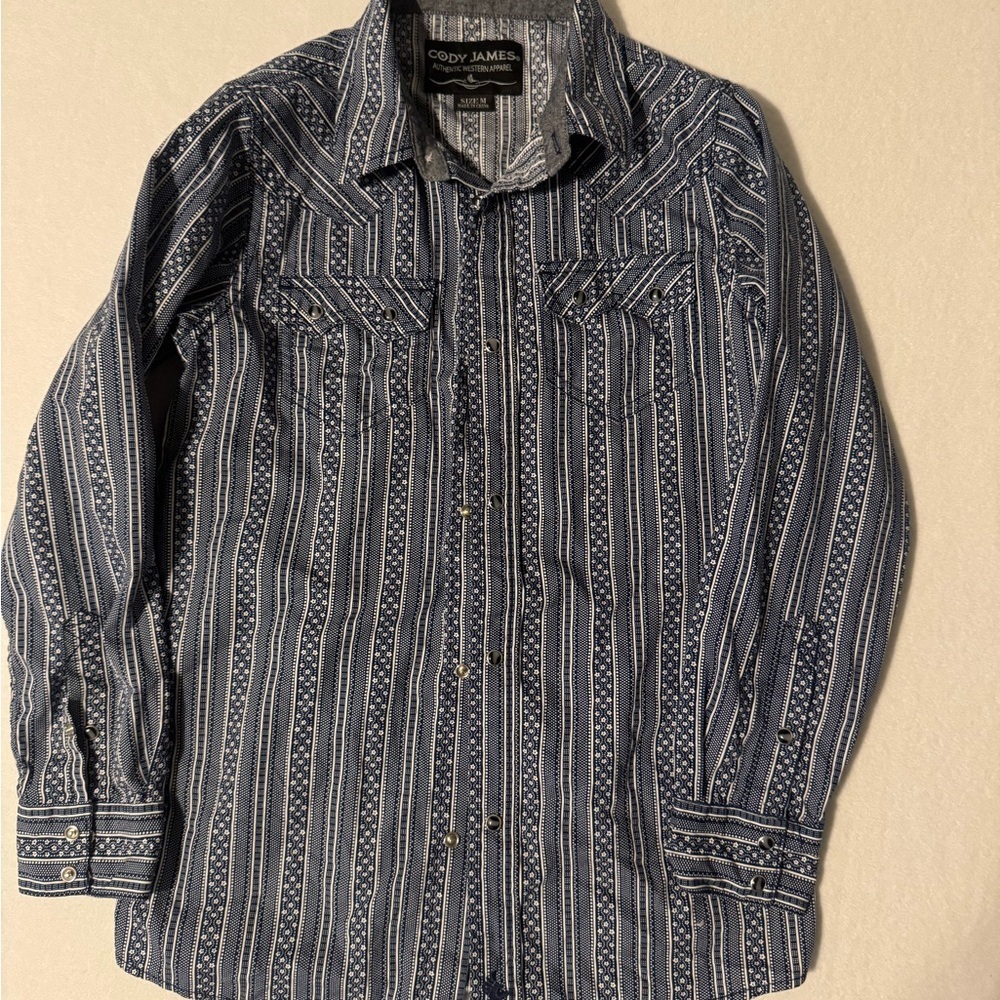 Men's Blue Striped Jacket